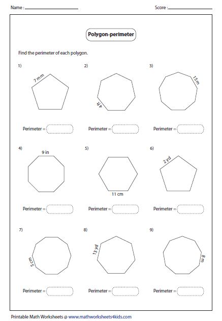 Angles In Regular Polygons Worksheet - kidsworksheetfun